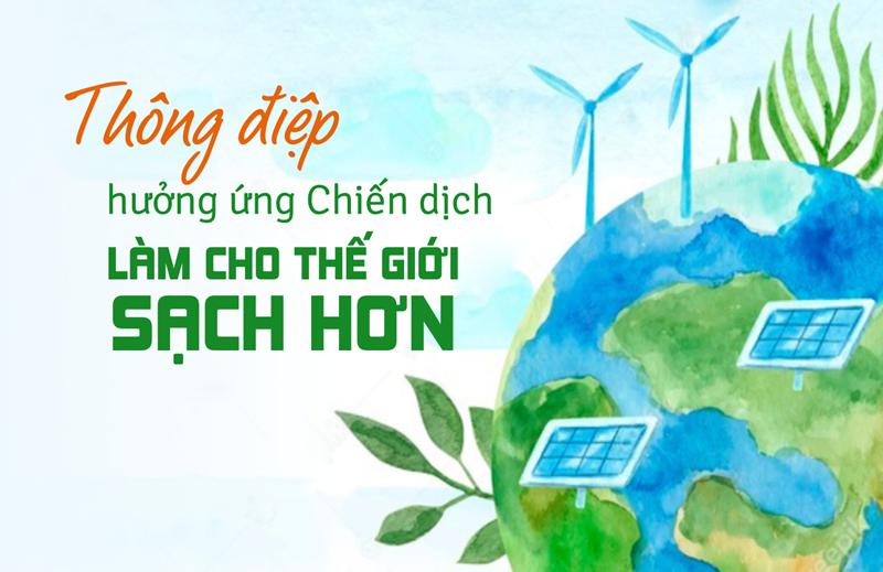 Tuyên truyền, hưởng ứng Chiến dịch làm cho thế giới sạch hơn năm 2024